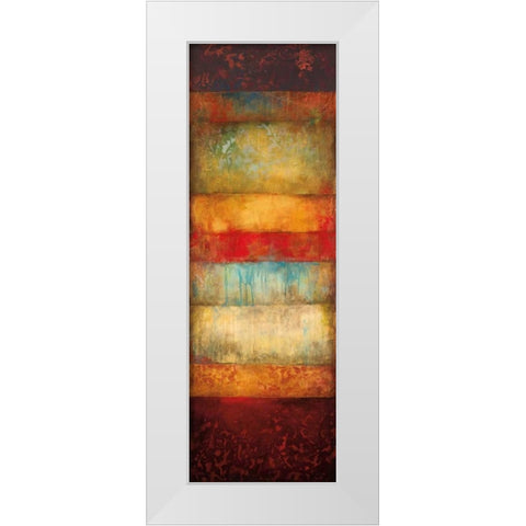 Cebu White Modern Wood Framed Art Print by Emet, Angelina