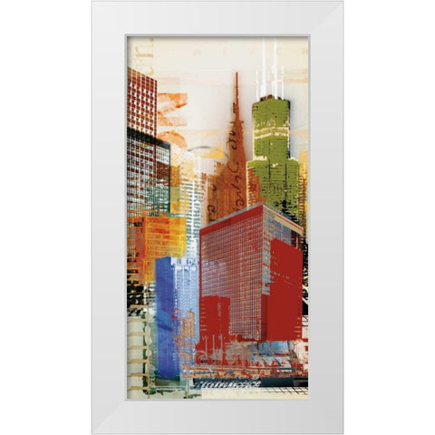 Urban Style I White Modern Wood Framed Art Print by NOAH
