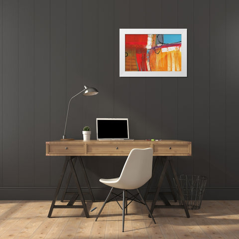 Something To Remember I White Modern Wood Framed Art Print by Barnes, Natasha