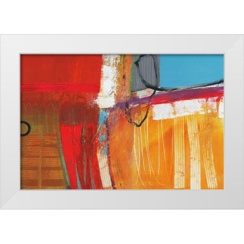 Something To Remember I White Modern Wood Framed Art Print by Barnes, Natasha