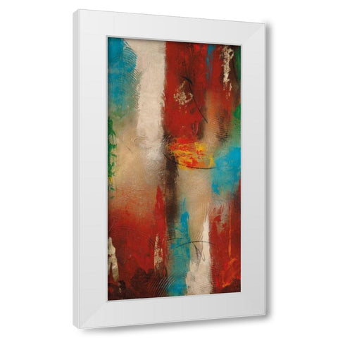 Cubone II White Modern Wood Framed Art Print by Villarreal Santos, Nancy