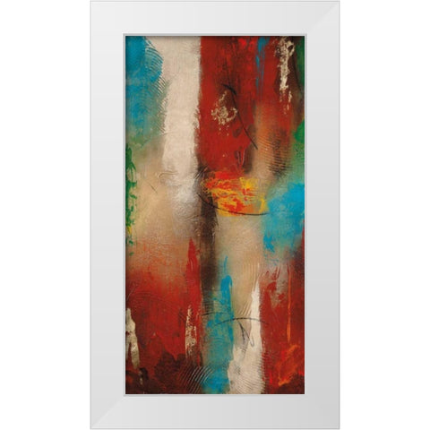 Cubone II White Modern Wood Framed Art Print by Villarreal Santos, Nancy