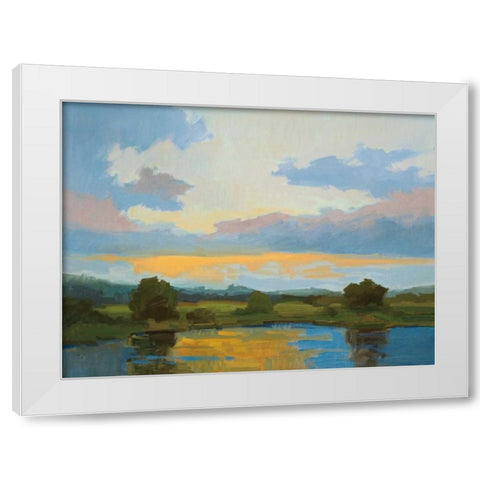 Sky Performance White Modern Wood Framed Art Print by McMurry, Vicki