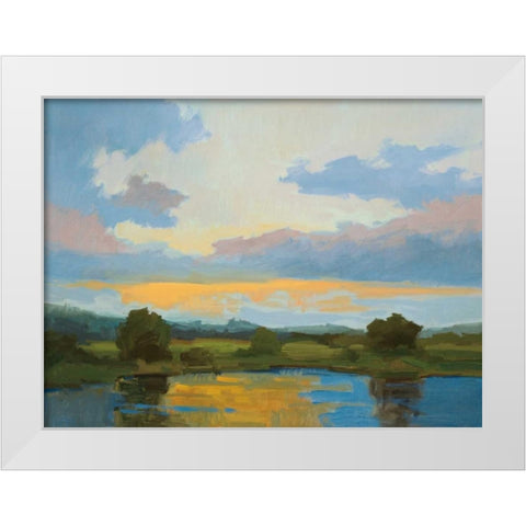 Sky Performance White Modern Wood Framed Art Print by McMurry, Vicki