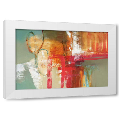 Building a Mystery White Modern Wood Framed Art Print by Barnes, Natasha