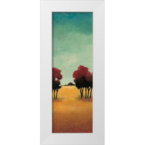 A New Day I White Modern Wood Framed Art Print by Emet, Angelina