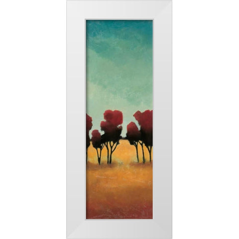 A New Day II White Modern Wood Framed Art Print by Emet, Angelina