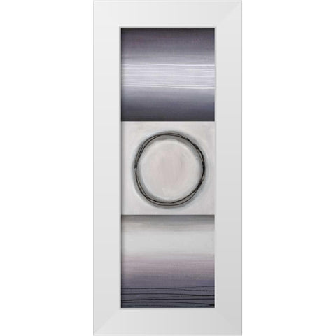 Lavender in Motion I White Modern Wood Framed Art Print by EVE