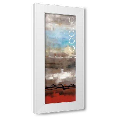 Elements I White Modern Wood Framed Art Print by Maitland, Laurie