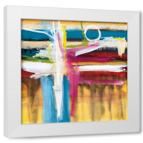 Color Blind White Modern Wood Framed Art Print by St. Germain, Patrick