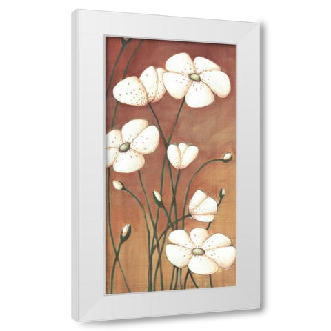 Shimmer I White Modern Wood Framed Art Print by Codo, Ella