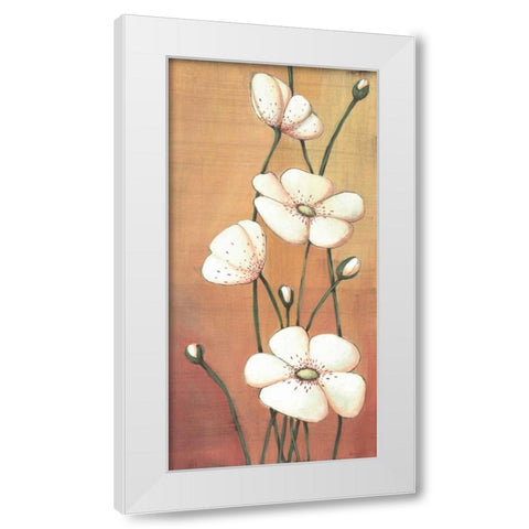 Shimmer II White Modern Wood Framed Art Print by Codo, Ella