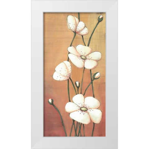 Shimmer II White Modern Wood Framed Art Print by Codo, Ella