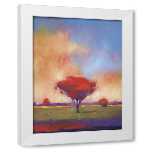 Where Ever You Go White Modern Wood Framed Art Print by Anderson, Paul