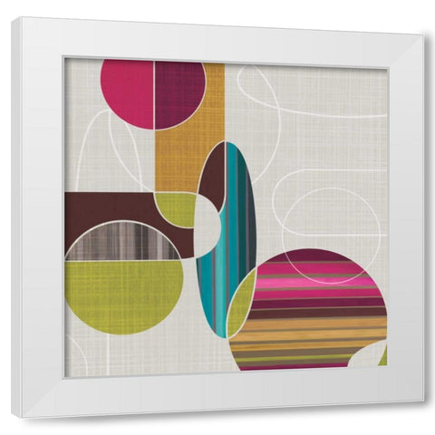 Blast from the Past I White Modern Wood Framed Art Print by Venter, Tandi