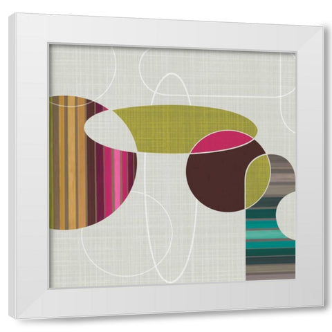 Blast from the Past II White Modern Wood Framed Art Print by Venter, Tandi