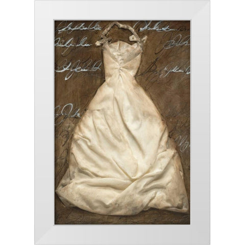 Pretty n Chique II White Modern Wood Framed Art Print by MARIA