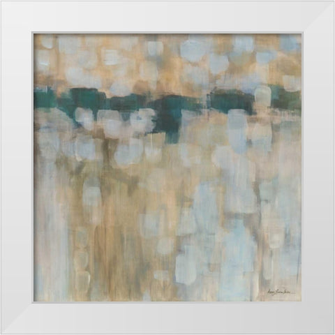 Carbon Neutral White Modern Wood Framed Art Print by Parker, Karen Lorena