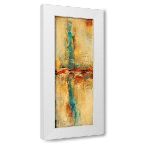 Equilibrio II White Modern Wood Framed Art Print by Villarreal Santos, Nancy