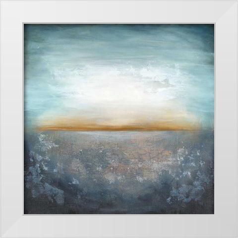 Maritime Glow White Modern Wood Framed Art Print by St. Germain, Patrick