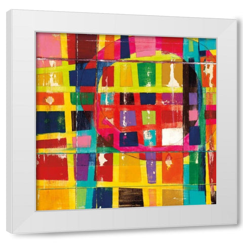 Wonderful Six White Modern Wood Framed Art Print by Vida, Dante
