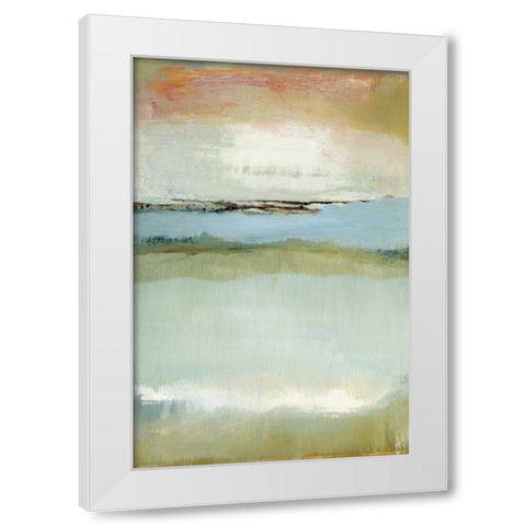 Floating World White Modern Wood Framed Art Print by Gold, Caroline