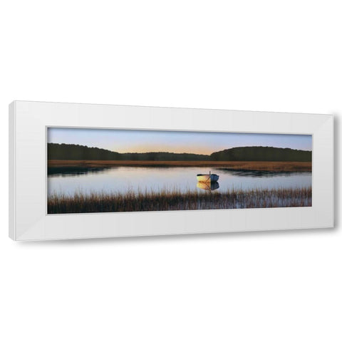 Autumn Afternoon White Modern Wood Framed Art Print by Sleeper, Mike