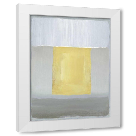 Half Light II White Modern Wood Framed Art Print by Gold, Caroline