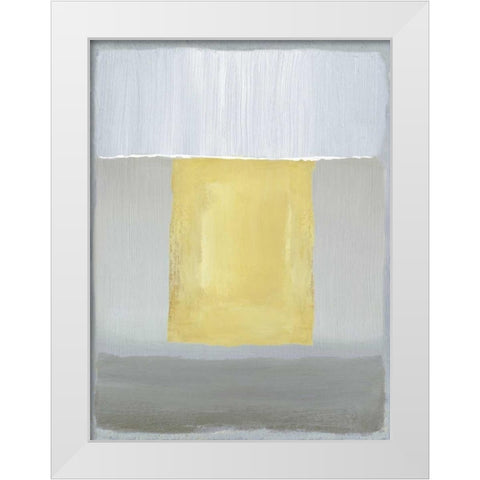 Half Light II White Modern Wood Framed Art Print by Gold, Caroline