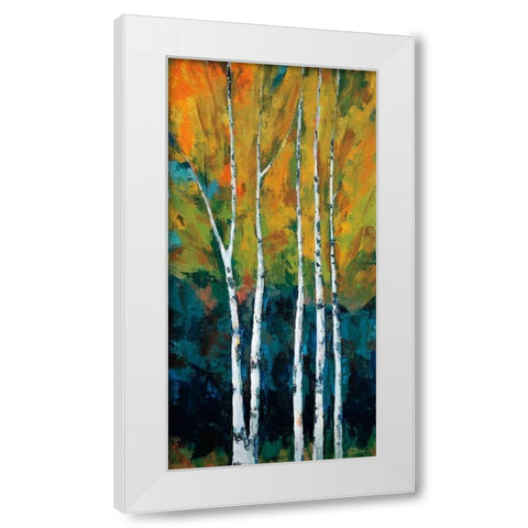 Preface White Modern Wood Framed Art Print by Colbert, Peter