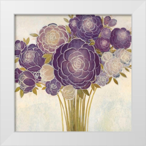 Floriello White Modern Wood Framed Art Print by MARIA