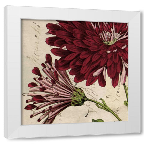 Joyful Bloom II White Modern Wood Framed Art Print by Berg, Sabine
