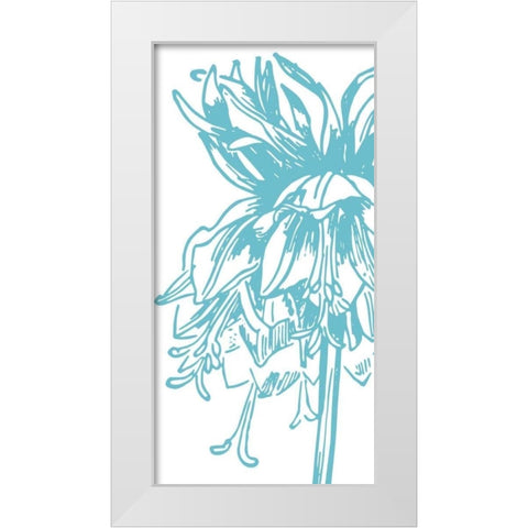 Simplicity I White Modern Wood Framed Art Print by Berg, Sabine
