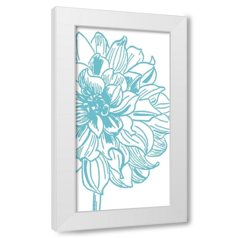 Simplicity II White Modern Wood Framed Art Print by Berg, Sabine