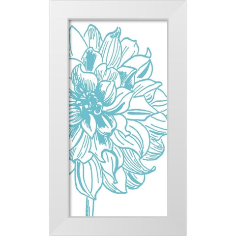 Simplicity II White Modern Wood Framed Art Print by Berg, Sabine