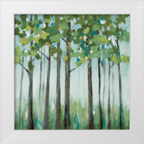 Tranquil View I White Modern Wood Framed Art Print by Vindedzis, Rita
