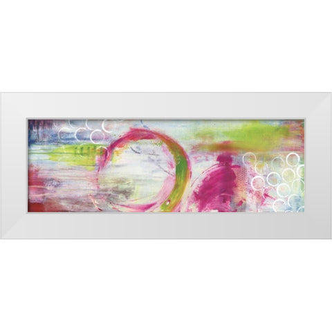 All We Are White Modern Wood Framed Art Print by Hawkins, Julie