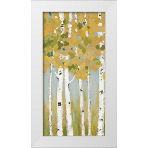 Golden Day I White Modern Wood Framed Art Print by Vindedzis, Rita