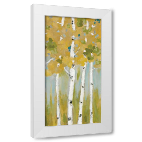Golden Day II White Modern Wood Framed Art Print by Vindedzis, Rita