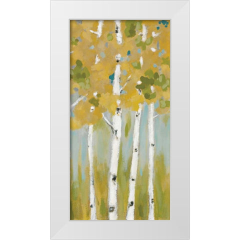 Golden Day II White Modern Wood Framed Art Print by Vindedzis, Rita