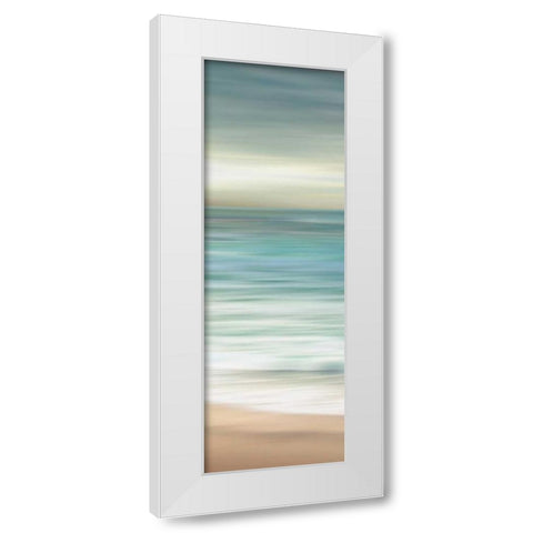 Ocean Calm III White Modern Wood Framed Art Print by Venter, Tandi