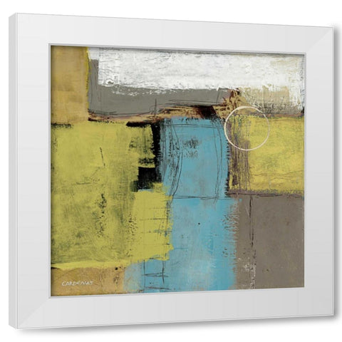 Houseblend I White Modern Wood Framed Art Print by Cardenas, Jason