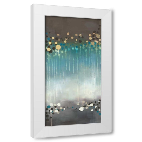Spot of Rain I White Modern Wood Framed Art Print by Maitland, Laurie