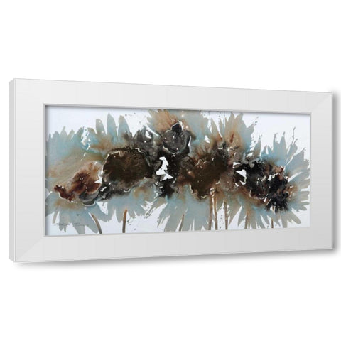 Asian Mist White Modern Wood Framed Art Print by Barnes, Natasha