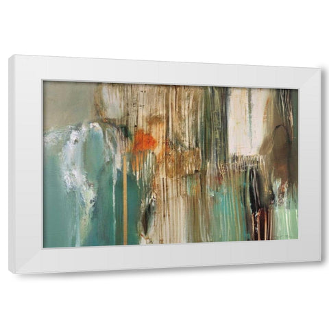 Peppermint Grove White Modern Wood Framed Art Print by Barnes, Natasha