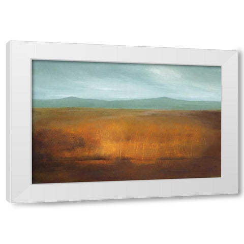 Last Light White Modern Wood Framed Art Print by Gold, Caroline
