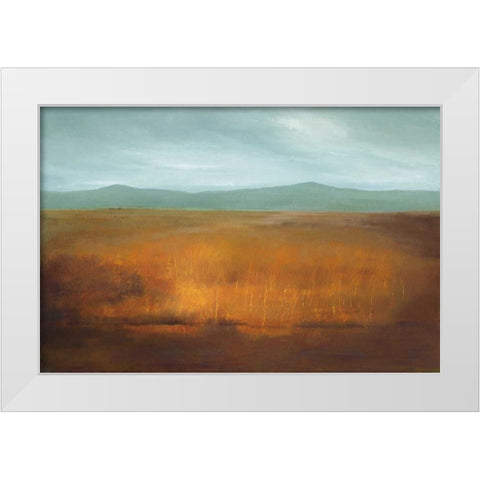 Last Light White Modern Wood Framed Art Print by Gold, Caroline