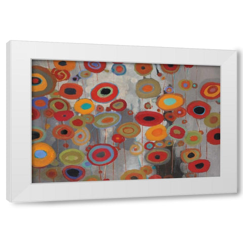 Opening White Modern Wood Framed Art Print by Li-Leger, Don