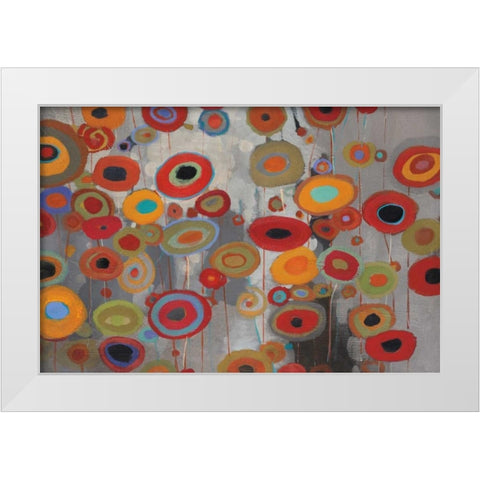 Opening White Modern Wood Framed Art Print by Li-Leger, Don