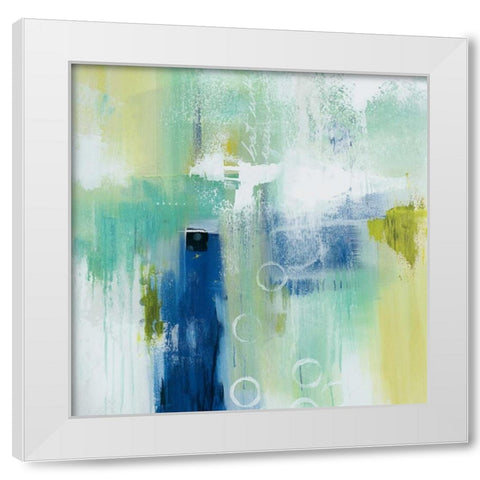 Swept Off My Feet I White Modern Wood Framed Art Print by Hawkins, Julie